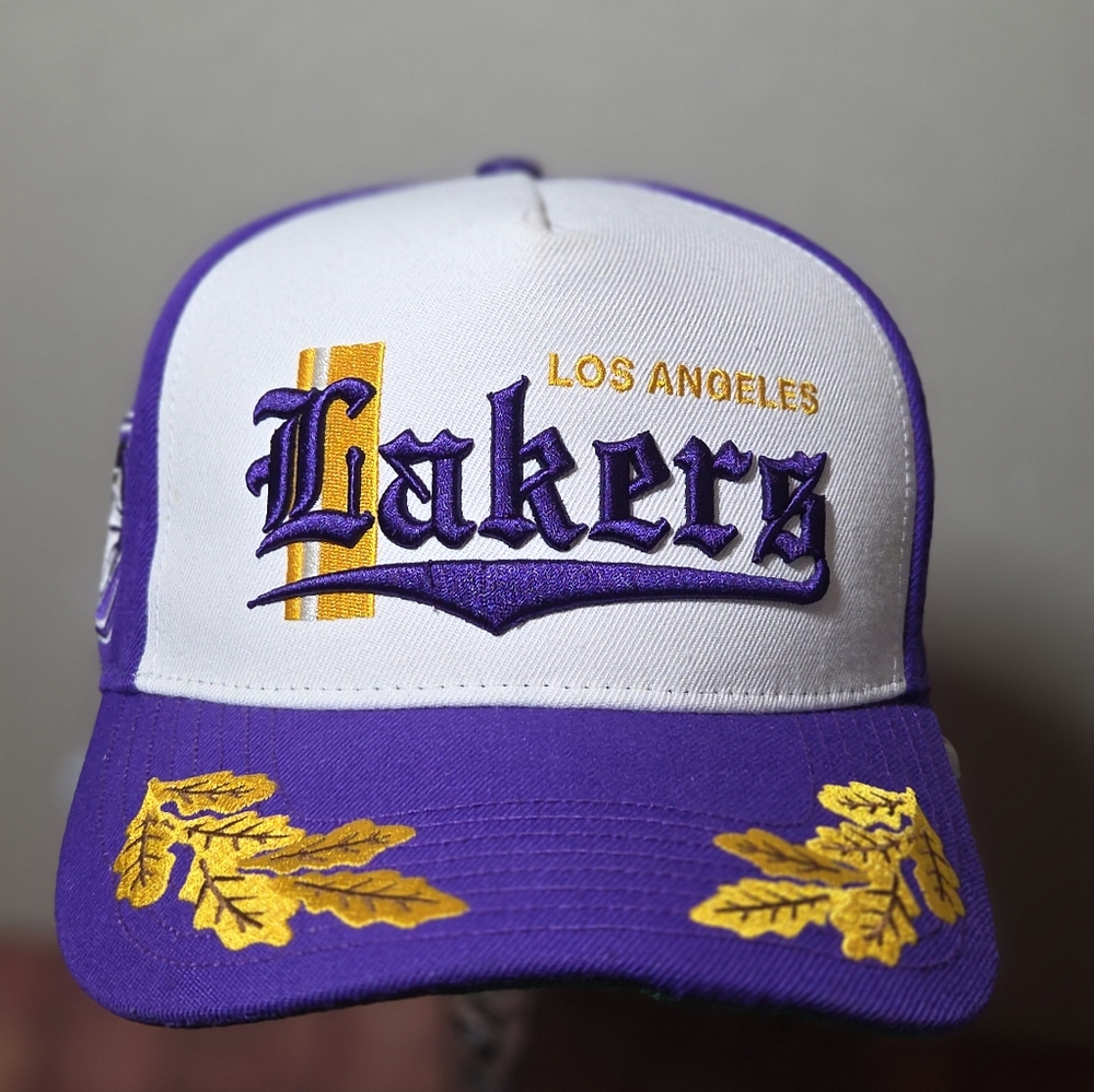 Los Angeles Lakers Purple and White Hat